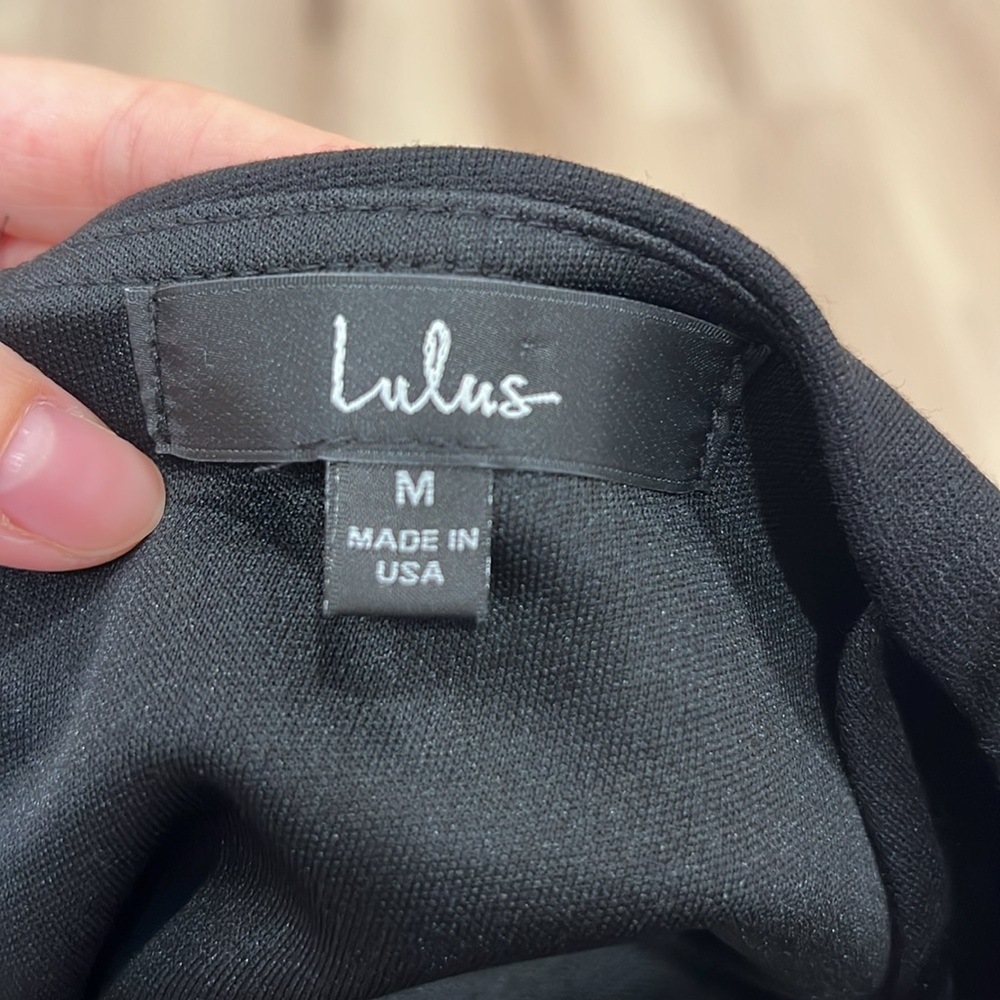 Lulus Black Mini Dress - Picture 5 of 5